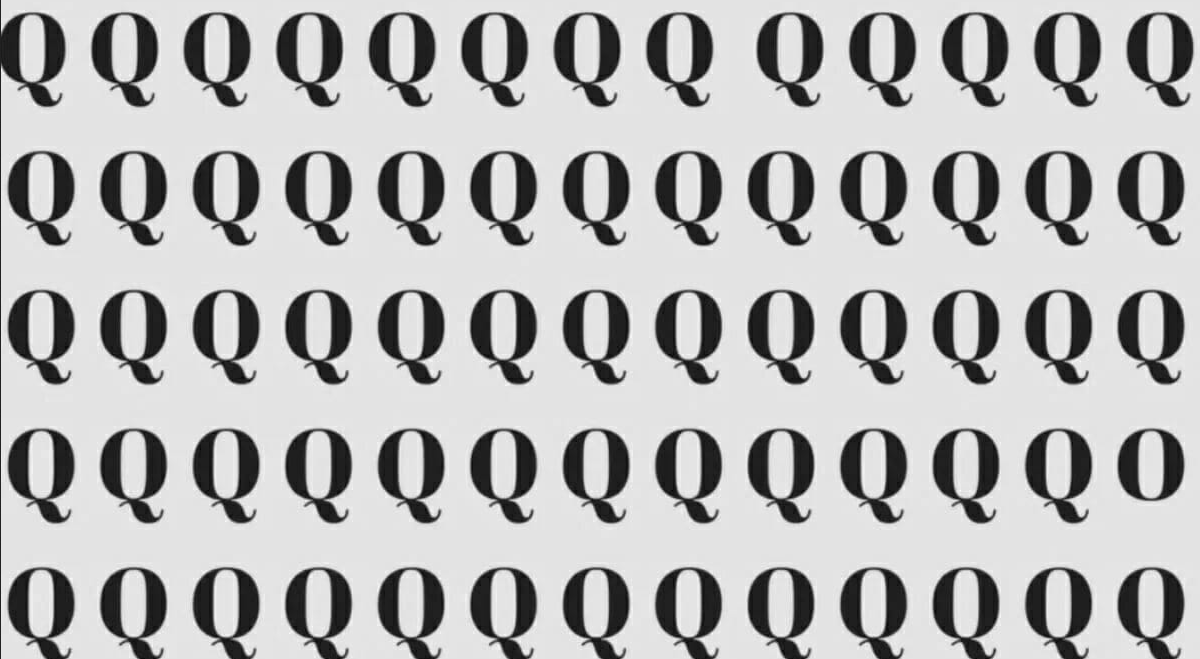  تحدي سريع .. اختبار في 4 ثوانٍ فقط لديك عيون الصقر إذا اكتشفت حرف “O” في الصورة