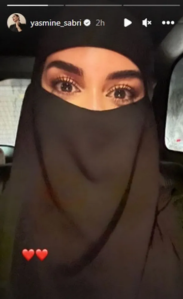 شاهد Yasmine Sabri بالفيديو والصور الفنانة ياسمين صبري بالنقاب في احدث ظهور لها في عام 2023